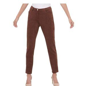 NWT Tommy Hilfiger Berkeley Brown Faux Suede Pant